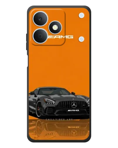 Чохол для Realme Note 80 з картинкою «Помаранчевий Mercedes AMG»