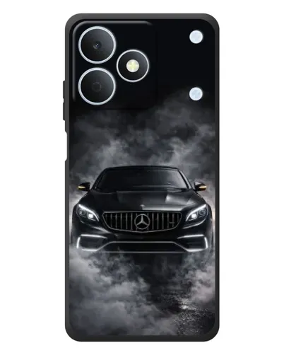 Чохол для Realme Note 80 з картинкою «Mercedes у диму»