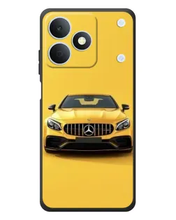 Чохол для Realme Note 80 з картинкою «Жовтий Mercedes GT»