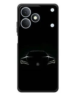 Чохол для Realme Note 80 з картинкою «Mercedes — силует авто»