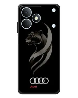 Чехол для Realme Note 80 с картинкой «Графика — пантера и Audi» Чехол для Realme Note 80 с картинкой «Графика — пантера и Audi»