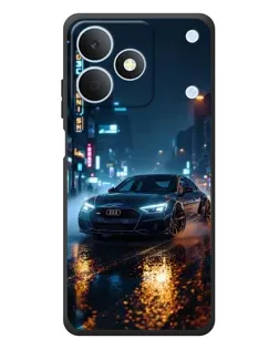 Чехол для Realme Note 80 с картинкой «Ночной город и Audi» Чехол для Realme Note 80 с картинкой «Ночной город и Audi»