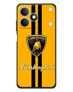Чохол для Realme Note 80 з картинкою «Lamborghini Stripe жовтий»