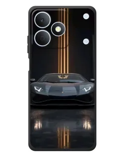 Чохол для Realme Note 80 з картинкою «Lamborghini золоті лінії»