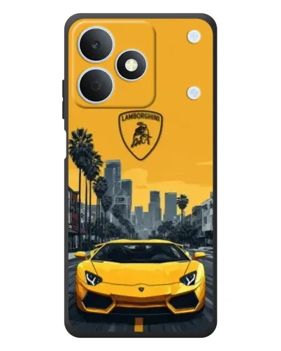 Чохол для Realme Note 80 з картинкою «Жовтий Lamborghini місто» Чохол для Realme Note 80 з картинкою «Жовтий Lamborghini місто»