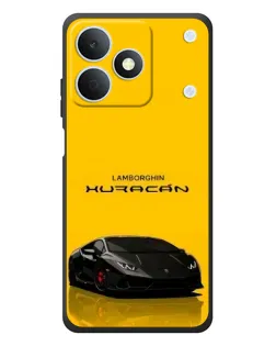 Чохол для Realme Note 80 з картинкою «Lamborghini Huracan чорний»