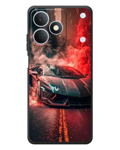 Чохол для Realme Note 80 з картинкою «Lamborghini червоний дим» Чохол для Realme Note 80 з картинкою «Lamborghini червоний дим»