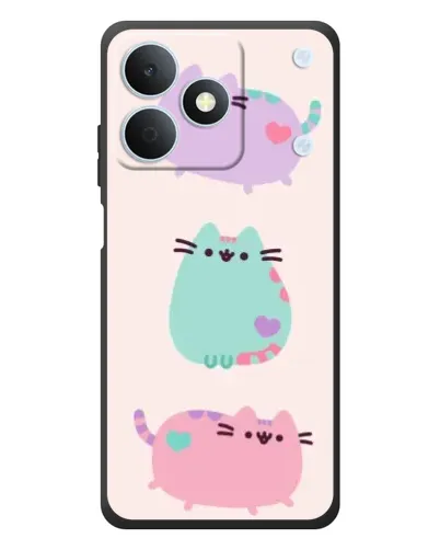 Чохол для Realme Note 80 з картинкою «Pusheen тріо»