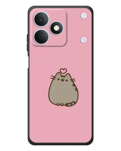 Чохол для Realme Note 80 з картинкою «Pusheen серце»