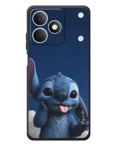 Чехол для Realme Note 80 с картинкой «Стич в облаках»