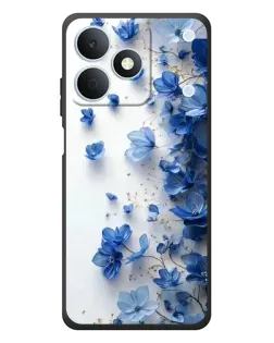 Чехол для Realme Note 80 с картинкой «Голубой цветочный каскад» Чехол для Realme Note 80 с картинкой «Голубой цветочный каскад»