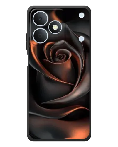 Чехол для Realme Note 80 с картинкой «Шелковая черная роза» Чехол для Realme Note 80 с картинкой «Шелковая черная роза»