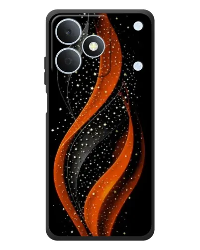 Чехол для Realme Note 80 с картинкой «Огненная звездная волна»