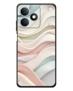 Чехол для Realme Note 80 с картинкой «Пастельные нежные волны»