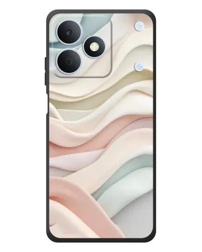 Чехол для Realme Note 80 с картинкой «Пастельные нежные волны»