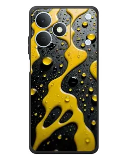 Чехол для Realme Note 80 с картинкой «Жидкое желтое золото»