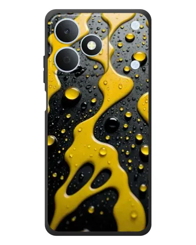 Чехол для Realme Note 80 с картинкой «Жидкое желтое золото»