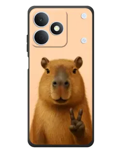 Чехол для Realme Note 80 с картинкой «Капибара виктория» Чехол для Realme Note 80 с картинкой «Капибара виктория»