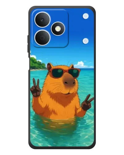 Чехол для Realme Note 80 с картинкой «Морская капибара» Чехол для Realme Note 80 с картинкой «Морская капибара»