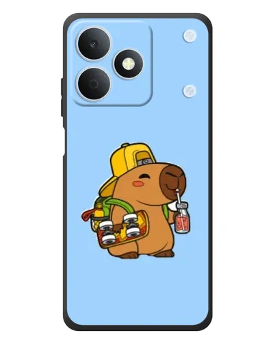 Чехол для Realme Note 80 с картинкой «Капибара на скейте» Чехол для Realme Note 80 с картинкой «Капибара на скейте»