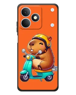 Чехол для Realme Note 80 с картинкой «Капибара на скутере» Чехол для Realme Note 80 с картинкой «Капибара на скутере»