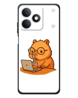 Чехол для Realme Note 80 с картинкой «Капибара с ноутбуком» Чехол для Realme Note 80 с картинкой «Капибара с ноутбуком»