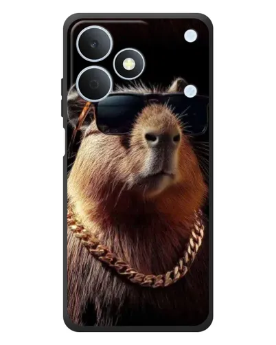 Чехол для Realme Note 80 с картинкой «Капибара золотая цепь» Чехол для Realme Note 80 с картинкой «Капибара золотая цепь»
