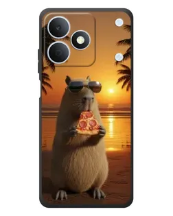 Чехол для Realme Note 80 с картинкой «Капибара с пиццей» Чехол для Realme Note 80 с картинкой «Капибара с пиццей»