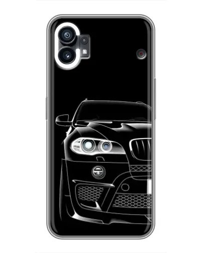 Чехол для Realme P3 Ultra с картинкой «Темный силуэт BMW»
