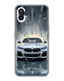 Чехол для Realme P3 Ultra с картинкой «BMW в свете фар»