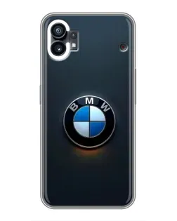 Чехол для Realme P3 Ultra с картинкой «Логотип BMW — минимализм»