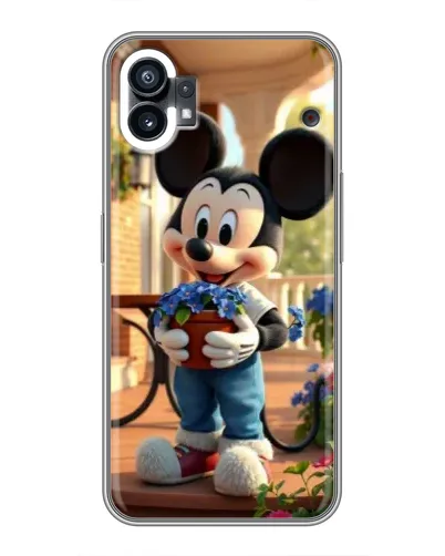Чехол для Realme P3 Ultra с картинкой «Микки садовод»