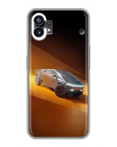 Чехол для Realme P3 Ultra с картинкой «Cybertruck в пустыне»