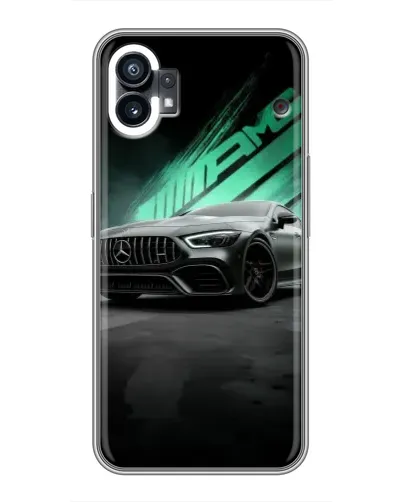 Чехол для Realme P3 Ultra с картинкой «Темный Mercedes AMG»