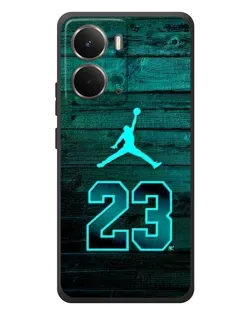 Чехол для RealMe P3 с картинкой «Jordan Cyan 23»