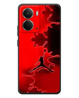 Чехол для RealMe P3 с картинкой «Jordan Red Smoke»