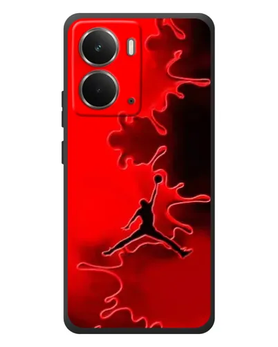 Чехол для RealMe P3 с картинкой «Jordan Red Smoke»