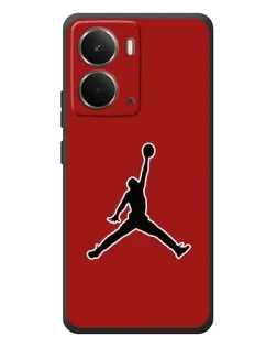 Чехол для RealMe P3 с картинкой «Jordan Red Back»
