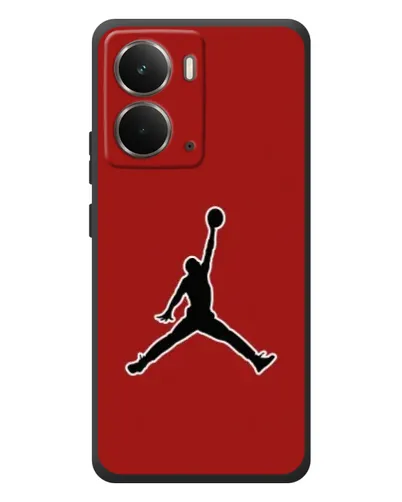 Чехол для RealMe P3 с картинкой «Jordan Red Back»