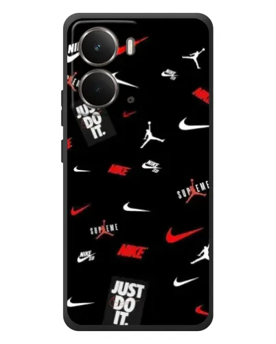 Чехол для RealMe P3 с картинкой «Nike Mix Pattern»