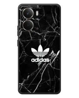 Чехол для RealMe P3 с картинкой «Белый мрамор Adidas»