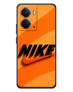 Чехол для RealMe P3 с картинкой «Оранжевый драйв Nike»