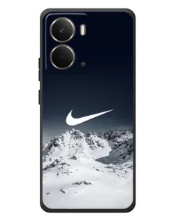 Чехол для RealMe P3 с картинкой «Nike — зимние горы»
