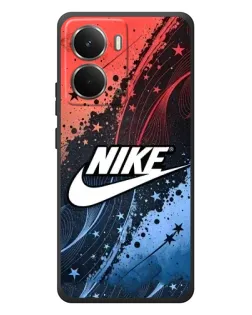 Чехол для RealMe P3 с картинкой «Градиентный принт Найк»