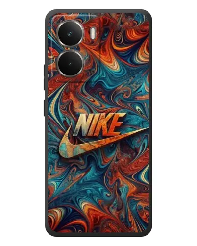 Чехол для RealMe P3 с картинкой «Nike в абстракции»
