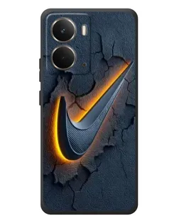 Чехол для RealMe P3 с картинкой «Объемный логотип Найк»