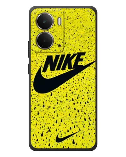 Чехол для RealMe P3 с картинкой «Желтый текстурный Nike»