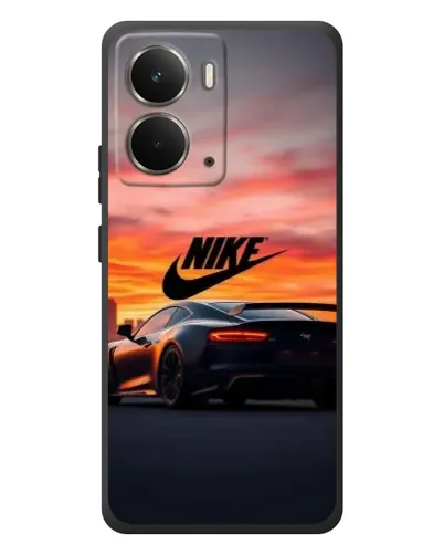 Чехол для RealMe P3 с картинкой «Nike и суперкар»