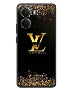 Чехол для RealMe P3 с картинкой «LV — золотые искры»