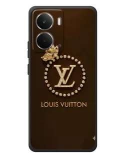 Чехол для RealMe P3 с картинкой «LV — золотая печать»